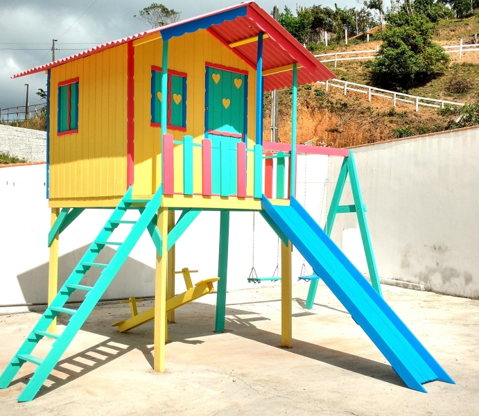 Imagem principal do produto a venda Casinha playground modelo CP2-2